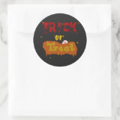 Trick or Treat Grappige Boe Halloween Sticker (Tas)
