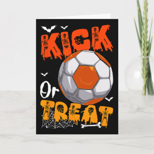 Trick Or Treat Grappige Grap Kick Halloween Spelen Kaart
