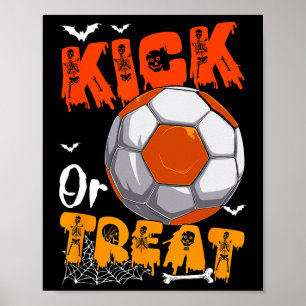 Trick Or Treat Grappige Grap Kick Halloween Spelen Poster