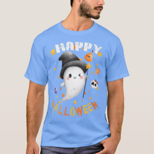 Trick Or Treat Grappige Halloween Geest Pompoenen T-shirt