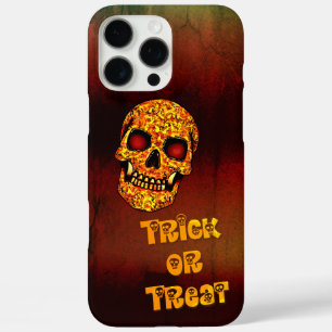Trick or treat griezelige Halloween schedel iPhone 16 Pro Max Hoesje