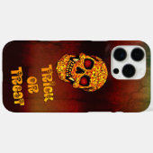 Trick or treat griezelige Halloween schedel Case-Mate iPhone Case (Achterkant (horizontaal))