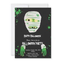 trick or treat Groen monster Halloween