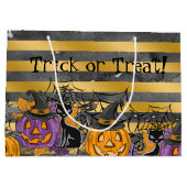 Trick or treat groot cadeauzakje (Achterkant)