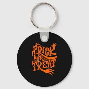 Trick or treat Grunge Halloween Design Sleutelhanger