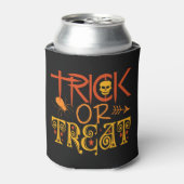 Trick or treat Halloween aangepaste koelbox Blikjeskoeler (Blikje Voorkant)