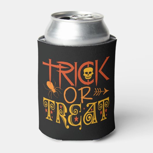 Trick or treat Halloween aangepaste koelbox Blikjeskoeler (Blikje Voorkant)