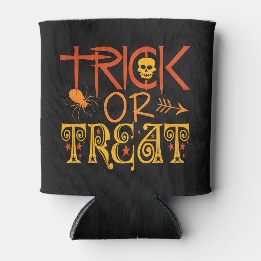 Trick or treat Halloween aangepaste koelbox Blikjeskoeler (Voorkant)