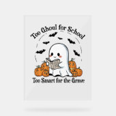 Trick or Treat Halloween Acryl Bord (Voorkant)