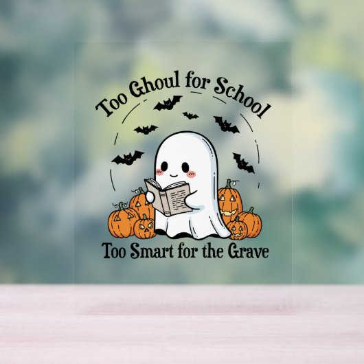 Trick or Treat Halloween Acryl Bord (Neutraal)