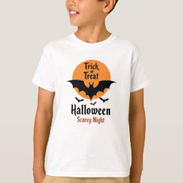 Trick or Treat Halloween Angstaanjagende Nacht Vle T-shirt