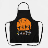 Trick or Treat Halloween Ballet Silhouette Schort (Voorkant)