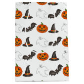 Trick-or-Treat Halloween Bat Pumpkin Ghost Witch Medium Cadeauzakje (Voorkant)