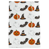 Trick-or-Treat Halloween Bat Pumpkin Ghost Witch Medium Cadeauzakje (Achterkant)