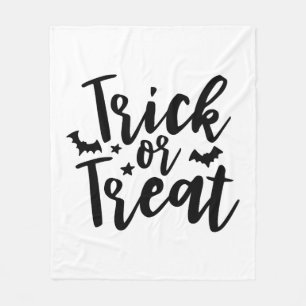 Trick or treat Halloween Bats Fleece Deken