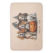Trick or treat Halloween Beagle Dogs Badmat (Voorkant Verticaal)
