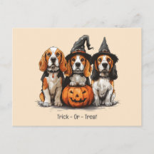 Trick or treat Halloween Beagle Dogs