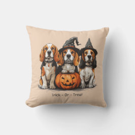 Trick or treat Halloween Beagle Dogs Kussen