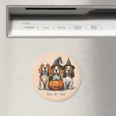 Trick or treat Halloween Beagle Dogs Magneet (Insitu (Vaatwasser))