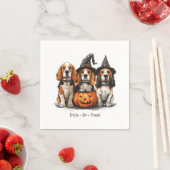 Trick or treat Halloween Beagle Dogs Servet (Insitu)