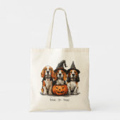Trick or treat Halloween Beagle Dogs Tote Bag (Achterkant)