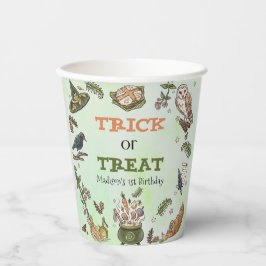Trick or treat Halloween Birthday Party Papieren Bekers