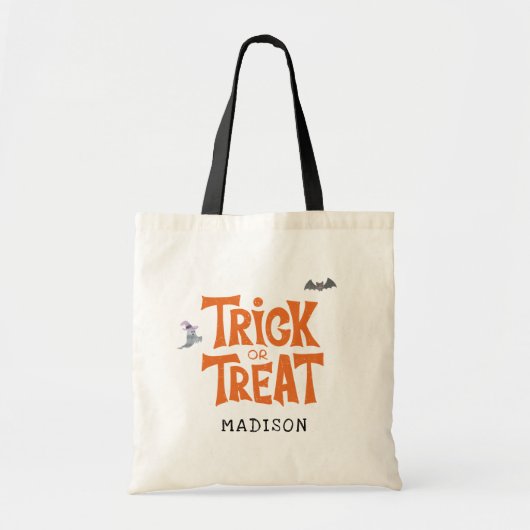 Trick or treat Halloween Birthday Party Tote Bag (Voorkant)
