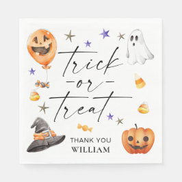 Trick or treat Halloween Birthday Servet