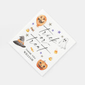 Trick or treat Halloween Birthday Servet (Hoek)