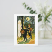 Trick or treat Halloween Briefkaart (Staand voorkant)