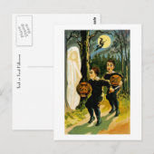 Trick or treat Halloween Briefkaart (Voorkant / Achterkant)