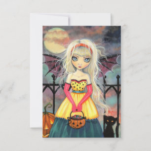 Trick or treat Halloween Briefkaart