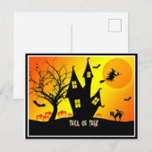 Trick or Treat, Halloween Briefkaart (Voorkant / Achterkant)