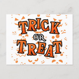 Trick or treat Halloween Briefkaarten