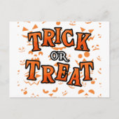 Trick or treat Halloween Briefkaarten (Voorkant)