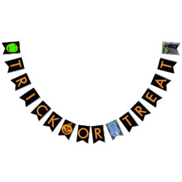 Trick or treat Halloween Bunting Banner