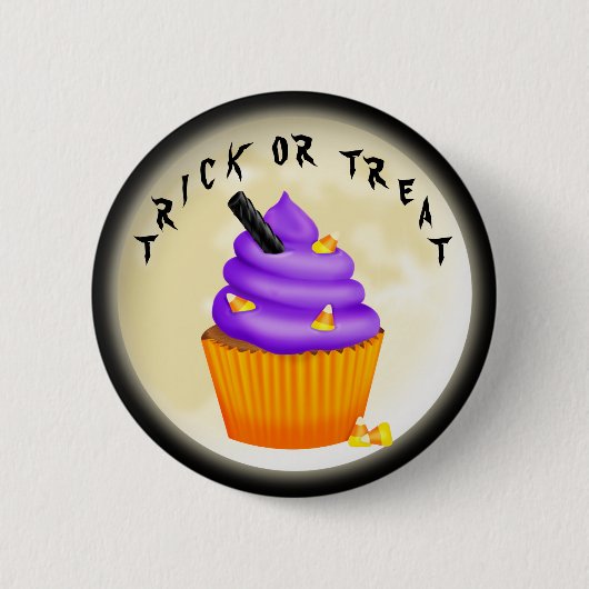 Trick or treat Halloween Button (Voorkant)