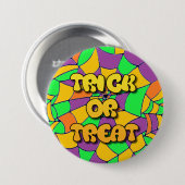 Trick or treat Halloween Button (Voorkant /achterkant)