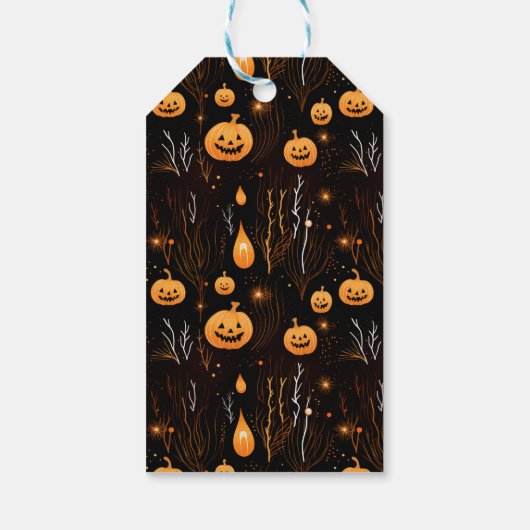 Trick or Treat Halloween Cadeaulabel (Achterkant)