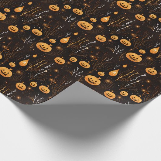 Trick or Treat Halloween Cadeaupapier (Hoek)