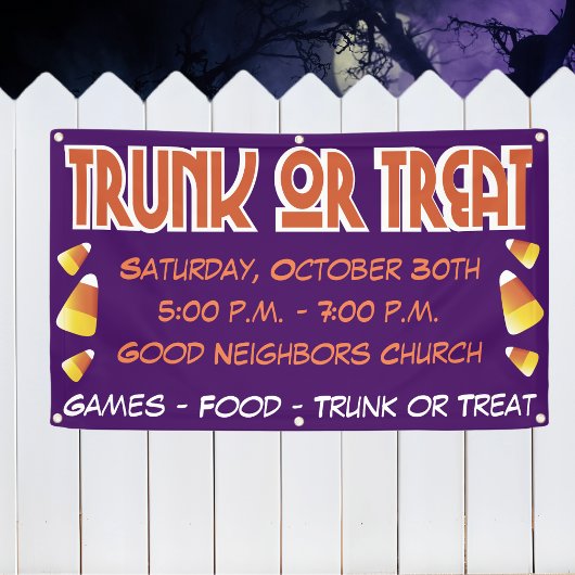 Trick-or-Treat Halloween Candy Corn Spandoek