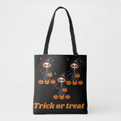Trick or treat Halloween Canvas tas (Voorkant)
