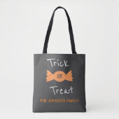 Trick or treat Halloween Canvas tas (Voorkant)