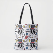 TRICK OR TREAT HALLOWEEN CANVAS TAS (Voorkant)
