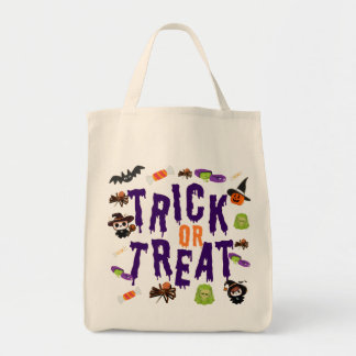 Trick or treat Halloween Canvas tas - Schattige en