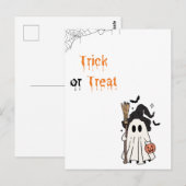 Trick or Treat Halloween Card Briefkaart (Voorkant / Achterkant)
