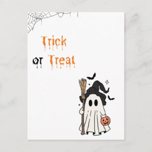 Trick or Treat Halloween Card Briefkaart