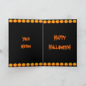 Trick or treat Halloween Card Kaart (Binnen)