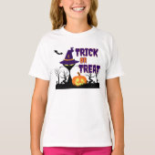 Trick or Treat - Halloween Cat - Kid's T-Shirt (Voorkant)