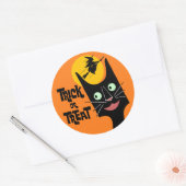 Trick or treat Halloween Cat Sticker (Envelop)